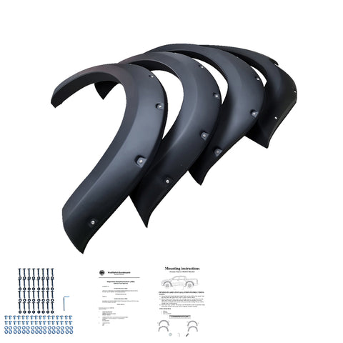 Fender Flares FORD Ranger T6 T7 T8 2012-2022 with ABE TÜV