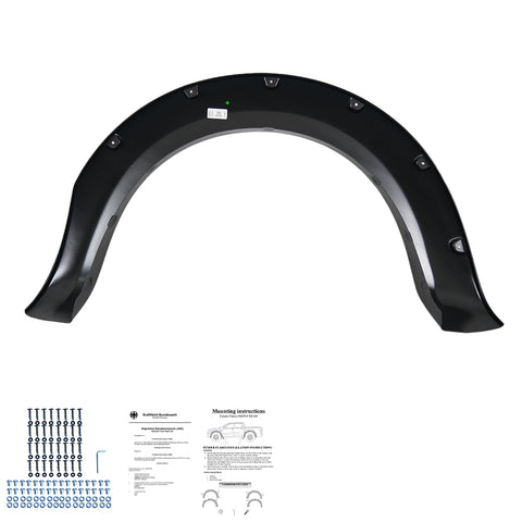 Fender Flares FORD Ranger T6 T7 T8 2012-2022 with ABE TÜV