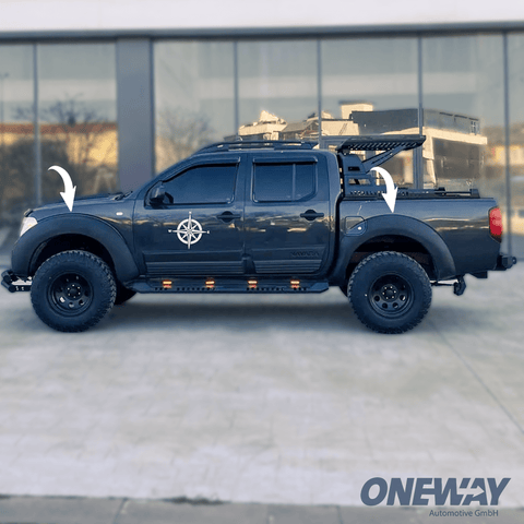 NISSAN Navara D40 2005-2010 Fender Flares - ONEWAY Automotive GmbH