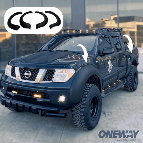 NISSAN Navara D40 2005-2010 Fender Flares - ONEWAY Automotive GmbH