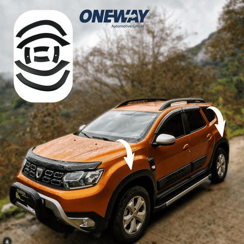 RENAULT-DACIA Duster Series 2 2018+ Parkassist Fender Flares 8 Pieces - ONEWAY Automotive GmbH