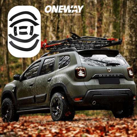 RENAULT-DACIA Duster Series 2 2018+ Parkassist Fender Flares 8 Pieces - ONEWAY Automotive GmbH