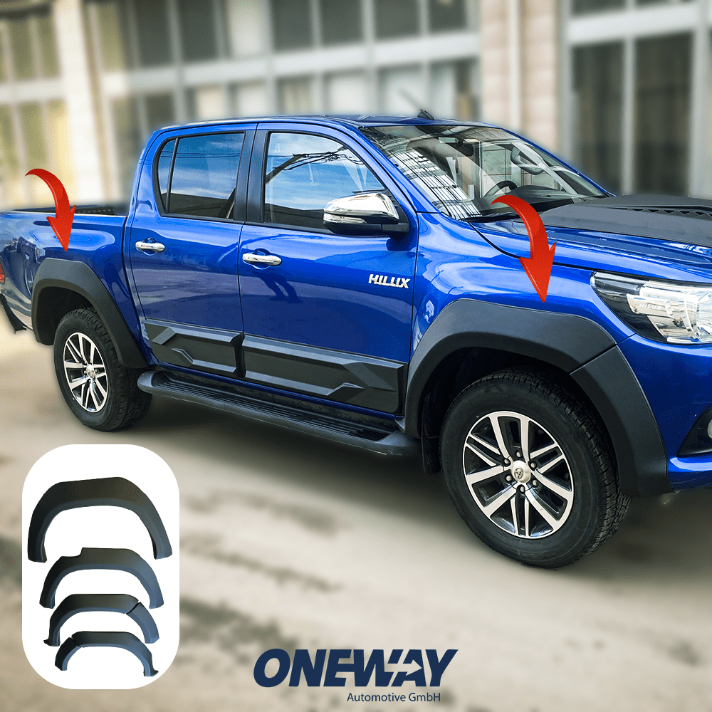 Hilux Variations Drive your car with Exclusive Fender Flares TOYOTA Hilux