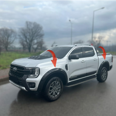 FORD Ranger T9 2023 + Fender Flares with ABE TÜV