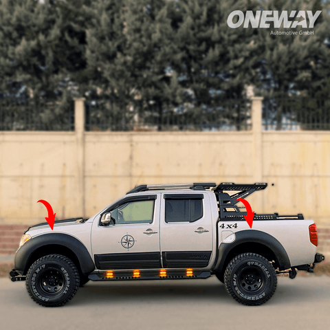 NISSAN Navara D40 2010-2014 Fender Flares - ONEWAY Automotive GmbH