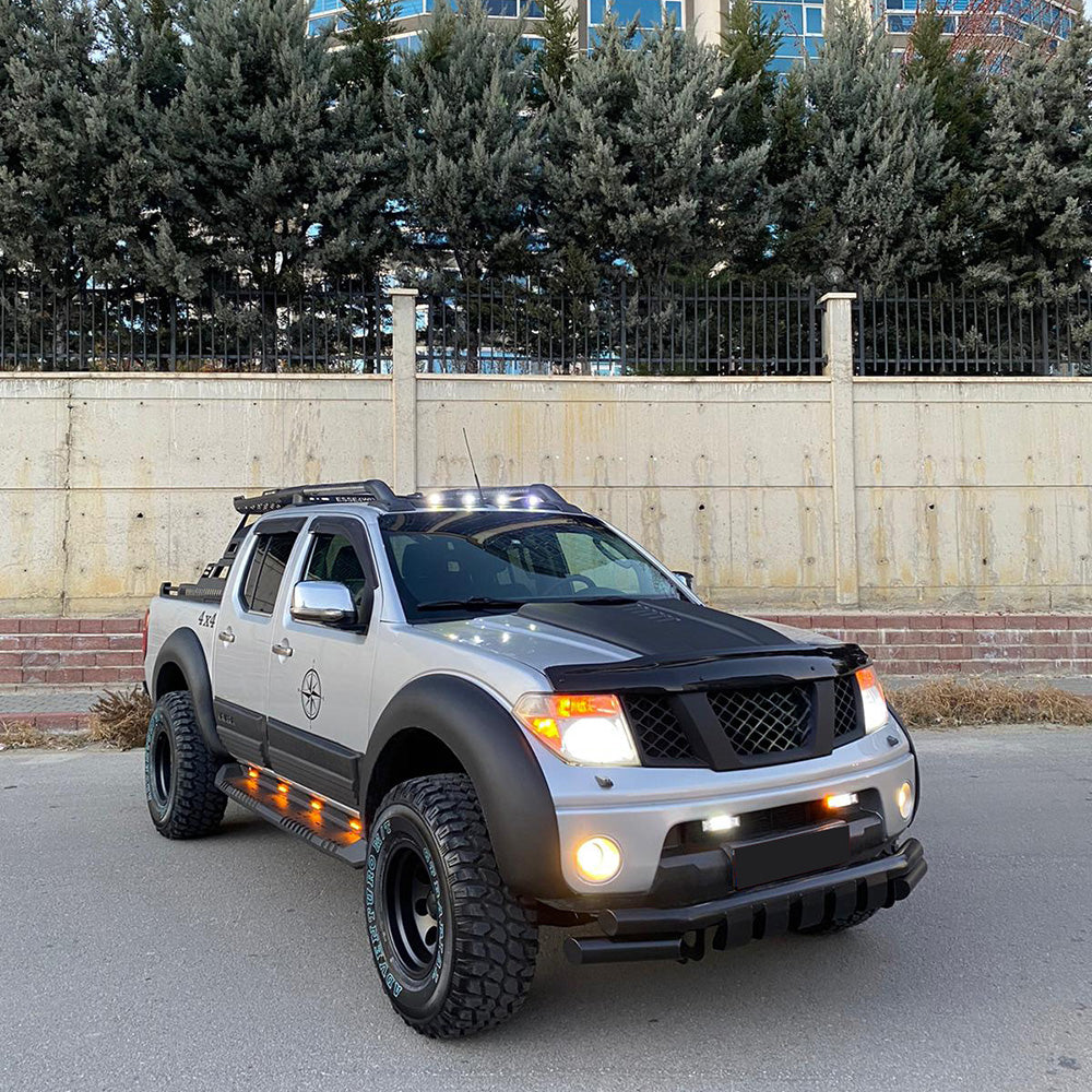Kotflügelverbreiterungen kompatibel mit NISSAN Navara D40 Facelift 2010-2014 mit ABE TÜV