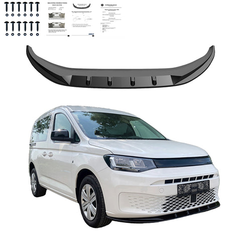 Front Splitter compatible with VW Caddy MK5 2021+ Version 2 with ABE TÜV