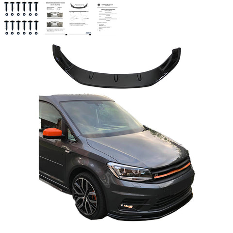 Front Splitter compatible with VW Caddy MK4 2015-2021 with ABE TÜV