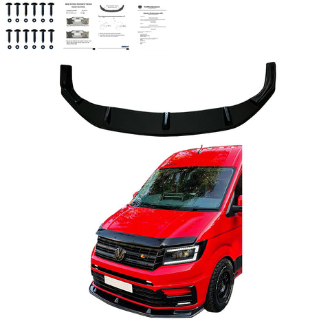 Front Splitter VW Crafter MK2 / MAN TGE MK1 Prefacelift 2017+ with ABE TÜV