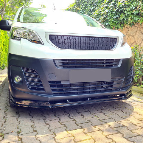 Splitter Delantero Compatible con PEUGEOT Expert 3ª generación 2016+ con ABE TÜV