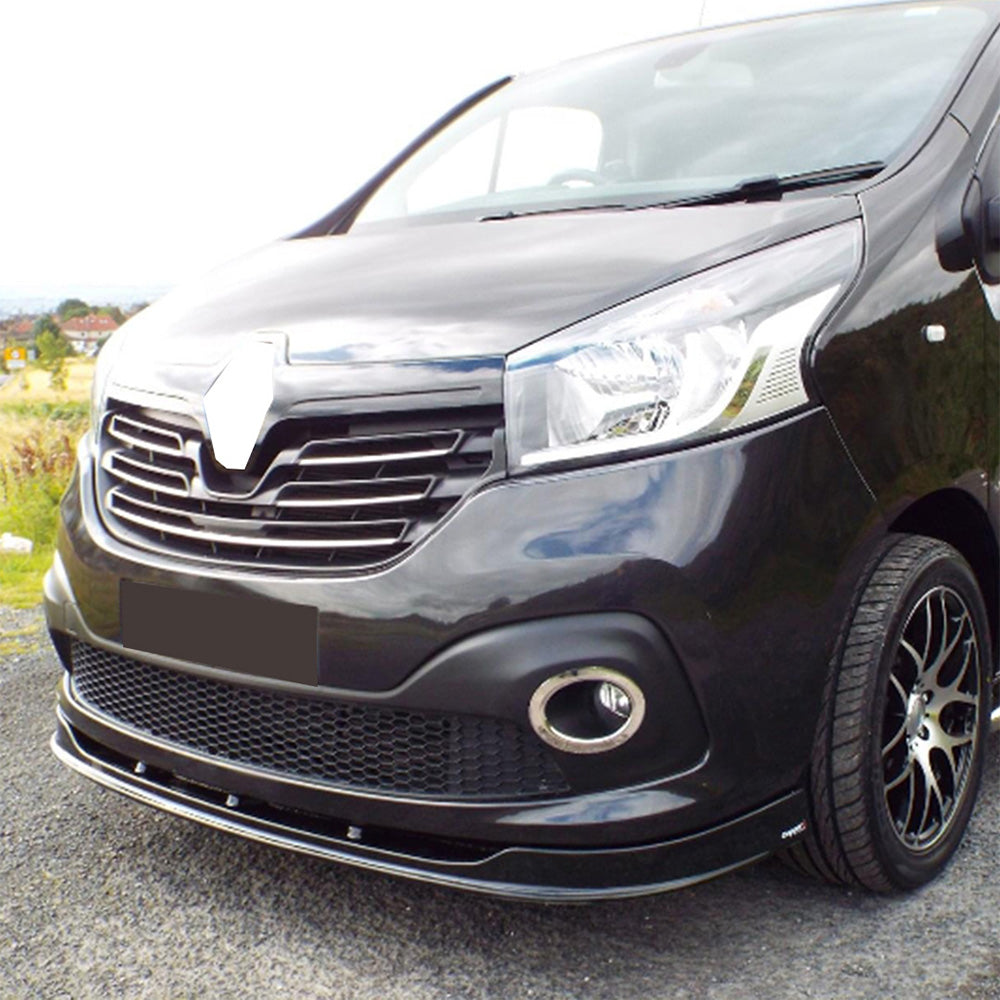 Splitter Delantero Compatible con RENAULT Trafic X82 2014-2018 con ABE TÜV