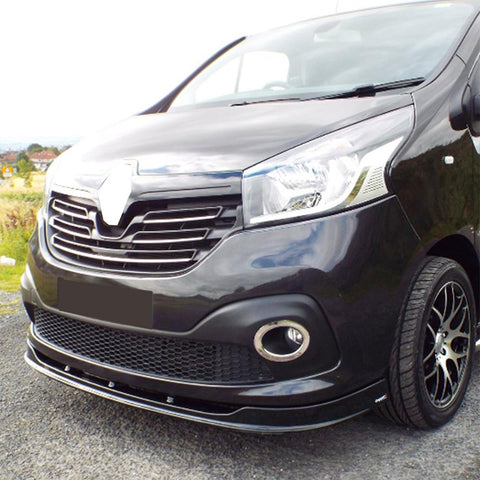 Splitter Delantero Compatible con RENAULT Trafic X82 2014-2018 con ABE TÜV
