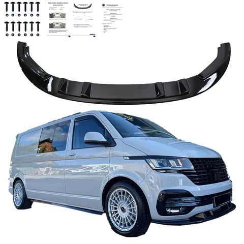 Front Splitter VW Transporter T6.1 2019-2024 v2 with ABE TÜV