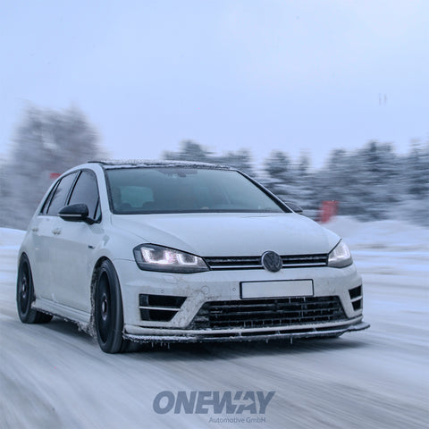 Front Splitter VW Golf MK 7 R 2013-2016 Version 2 with ABE TÜV