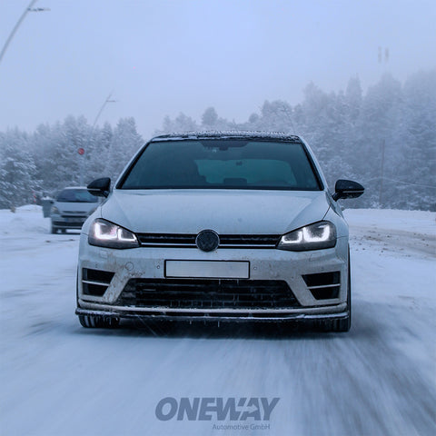 Front Splitter VW Golf MK 7 R 2013-2016 Version 2 with ABE TÜV