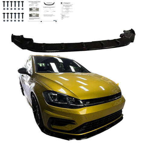 Frontspoiler kompatibel mit VW Golf MK 7.5 R 2017-2020 mit ABE TÜV