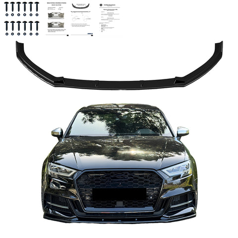Frontspoiler kompatibel mit AUDI S3 Limousine 8V 2016-2020 mit ABE TÜV