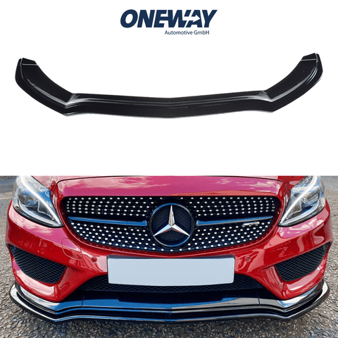 MERCEDES C Class W205 C43 AMG Sedan-Estate 2016-2018 Front Splitter - ONEWAY Automotive GmbH