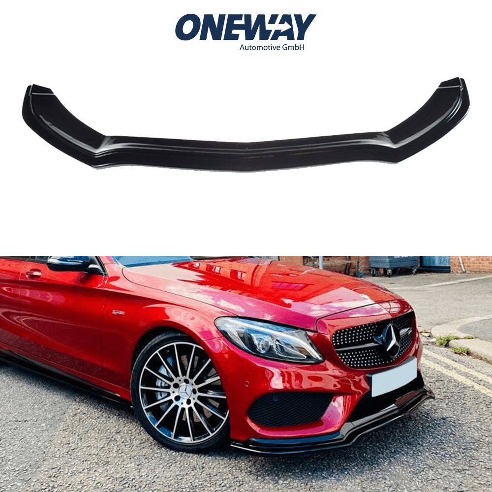 MERCEDES C Class W205 C43 AMG Sedan-Estate 2016-2018 Front Splitter - ONEWAY Automotive GmbH