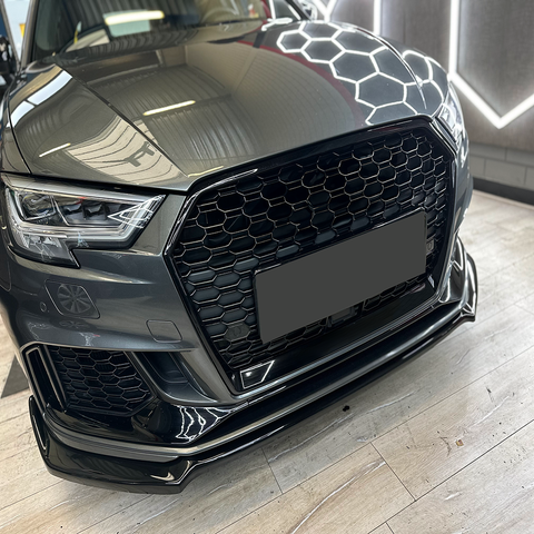 Front Splitter compatible with AUDI RS3 8V Facelift 2017-2020 with ABE TÜV
