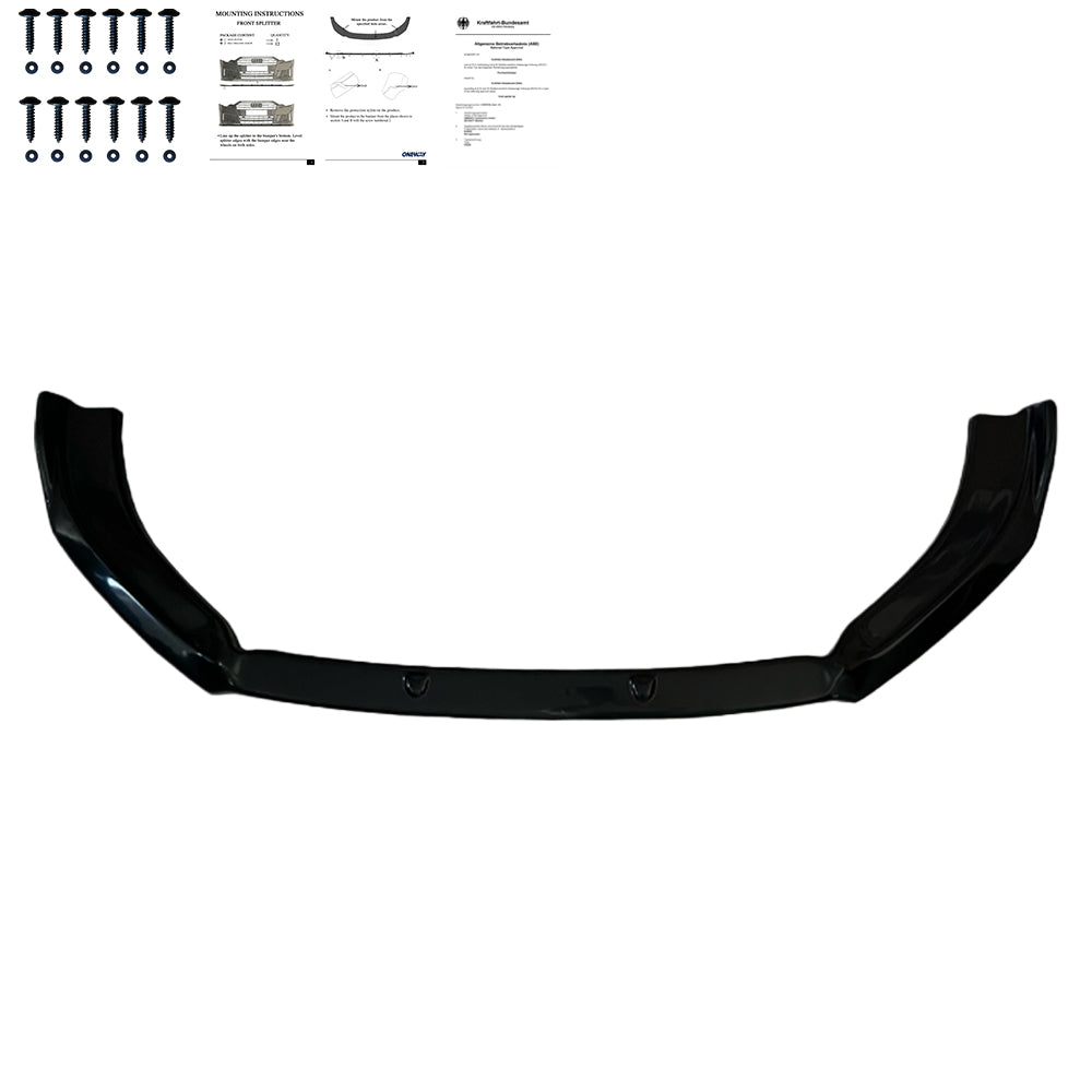 Front Splitter AUDI RS3 8V FL 2017-2020 with ABE TÜV - ONEWAY Automotive GmbH