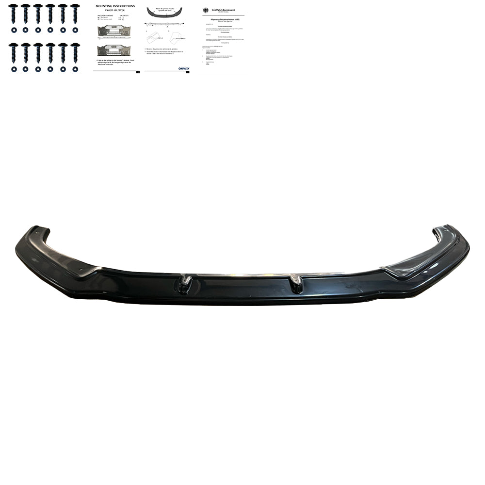 Front Splitter AUDI A4 S-Line / S4 B9 2016-2019 with ABE TÜV - ONEWAY Automotive GmbH