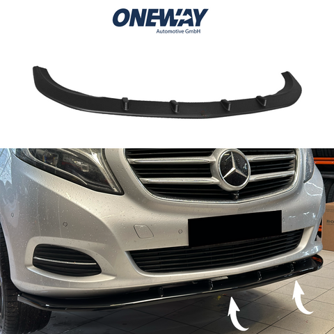 Front Splitter compatible with MERCEDES V Class W447 2014-2019 with ABE TÜV - ONEWAY Automotive GmbH