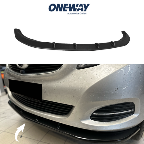 Front Splitter compatible with MERCEDES V Class W447 2014-2019 with ABE TÜV - ONEWAY Automotive GmbH