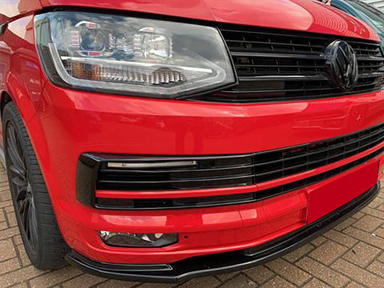 VOLKSWAGEN Transporter T6 2015-2019 Front Splitter Version 2 - ONEWAY Automotive GmbH