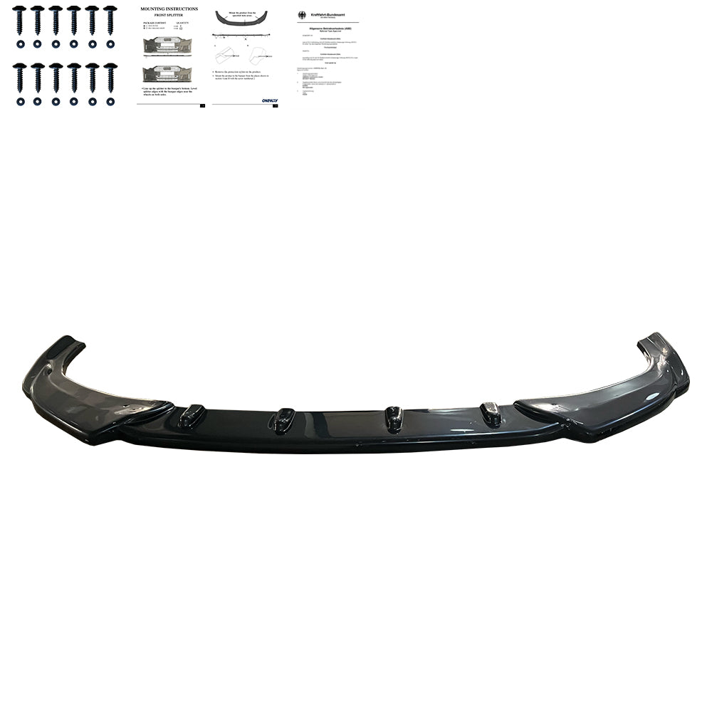 Front Splitter HYUNDAI I30 N MK3 Hatchback/Fastback 2017-2020 with ABE TÜV - ONEWAY Automotive GmbH