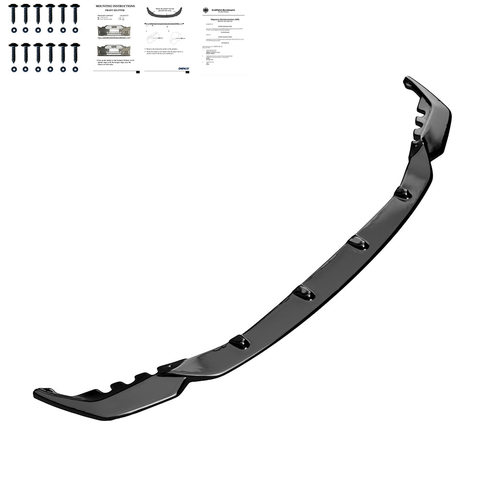 Front Splitter BMW M4 Series G82 / M3 Series G80 2021+ with ABE TÜV - ONEWAY Automotive GmbH