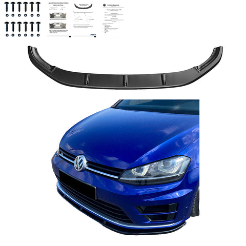 Frontspoiler VW Golf MK 7 R / R Line 2013-2016 Version 2 mit ABE TÜV