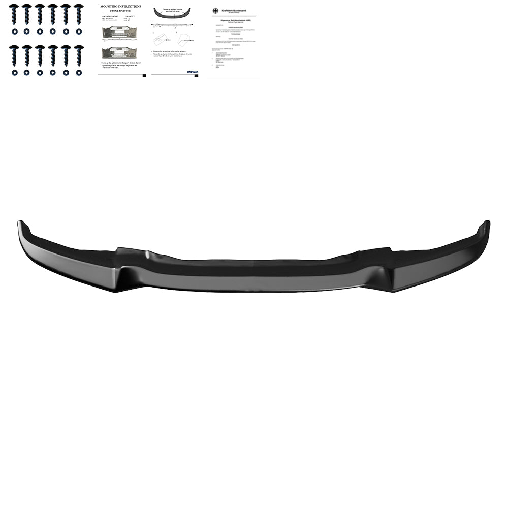 Front Splitter BMW X6 F16 M-Pack 2014-2019 with ABE TÜV - ONEWAY Automotive GmbH