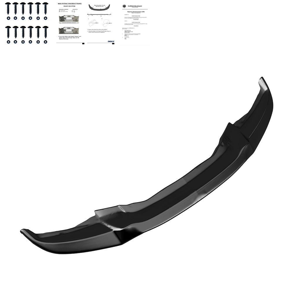Front Splitter BMW X6 F16 M-Pack 2014-2019 with ABE TÜV - ONEWAY Automotive GmbH