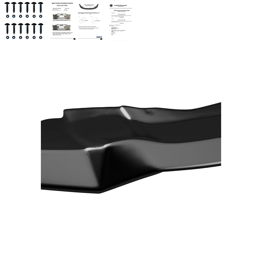 Front Splitter BMW X6 F16 M-Pack 2014-2019 with ABE TÜV - ONEWAY Automotive GmbH