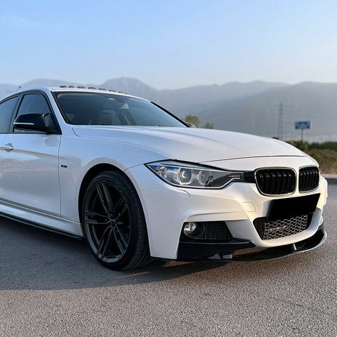 Frontspoiler kompatibel mit BMW 3er F30 M-Paket 2012-2019 mit Flaps mit ABE TÜV