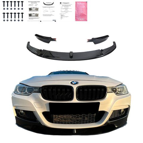 Frontspoiler BMW 3er F30 M-Paket 2012-2019 mit Flaps mit ABE TÜV