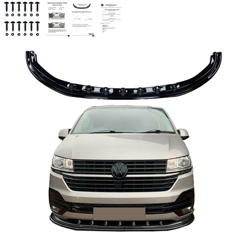 Front Splitter VW Transporter T6.1 2019-2024 v4 with ABE TÜV