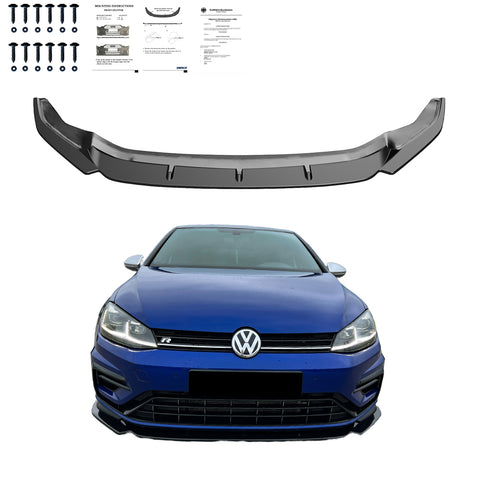 Front Splitter VW Golf MK 7.5 R 2017-2020 Version 3 with ABE TÜV