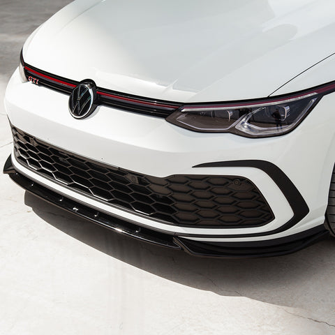 Front Splitter compatible with VW Volkswagen Golf MK 8 GTI / GTE / R Line 2020+ with ABE TÜV - ONEWAY Automotive GmbH