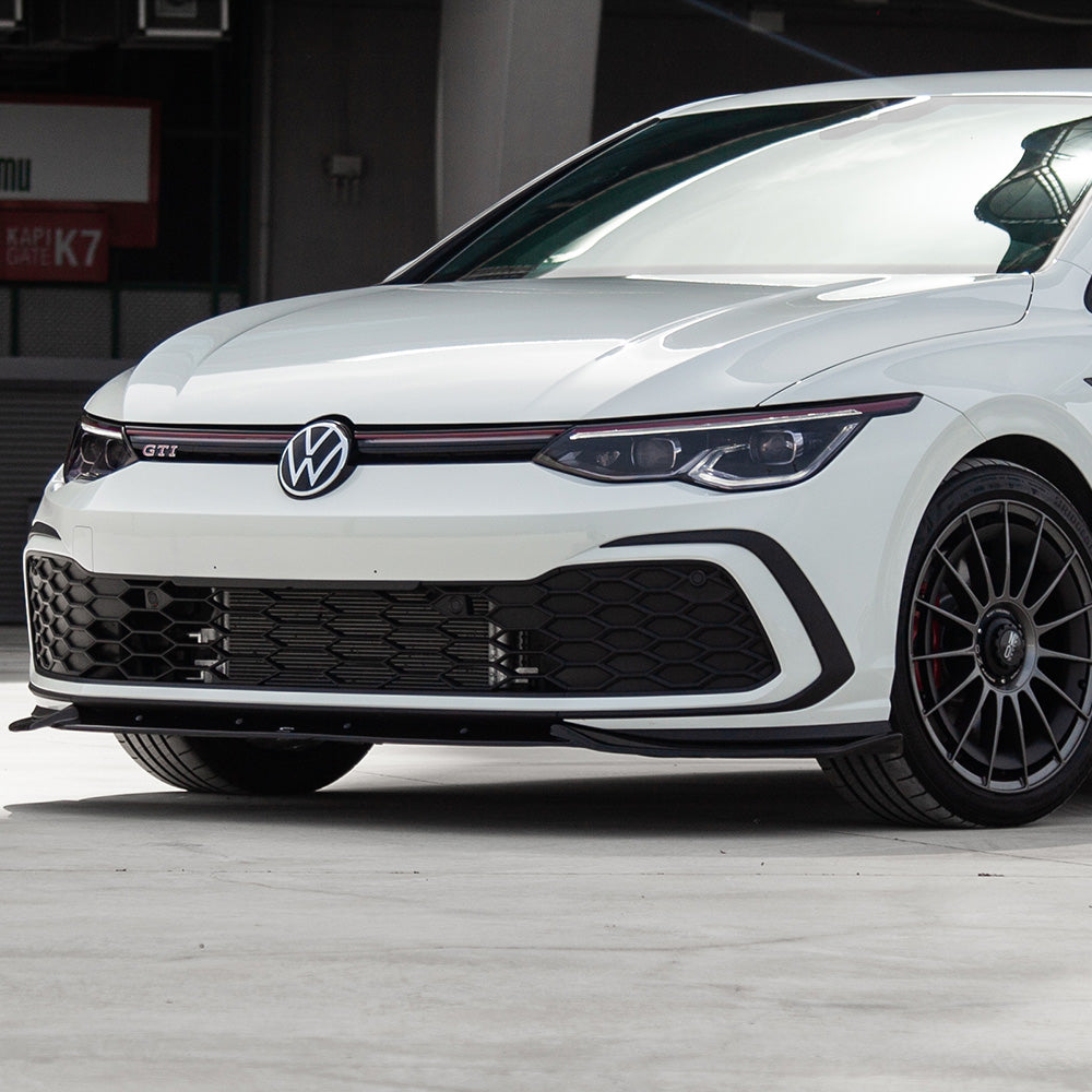 Front Splitter compatible with VW Volkswagen Golf MK 8 GTI / GTE / R Line 2020+ with ABE TÜV - ONEWAY Automotive GmbH