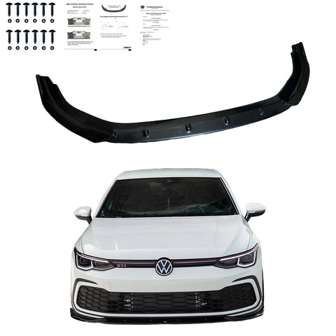 Front Splitter VW Golf MK 8 GTI / GTE / R Line 2020+ with ABE TÜV