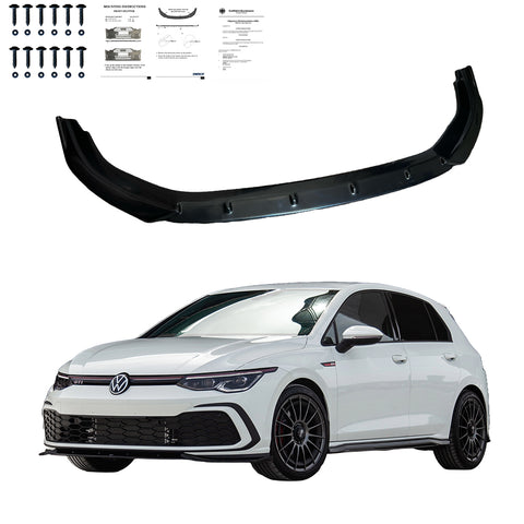 Front Splitter VW Golf MK 8 GTI / GTE / R Line 2020+ with ABE TÜV