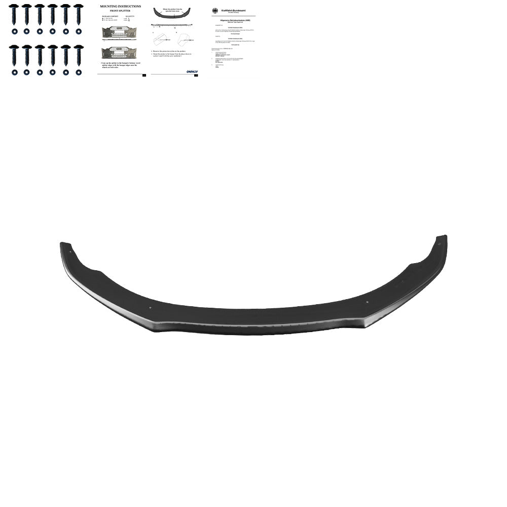 Front Splitter AUDI S7 / A7 S-Line C7 FL 2014-2017 with ABE TÜV - ONEWAY Automotive GmbH
