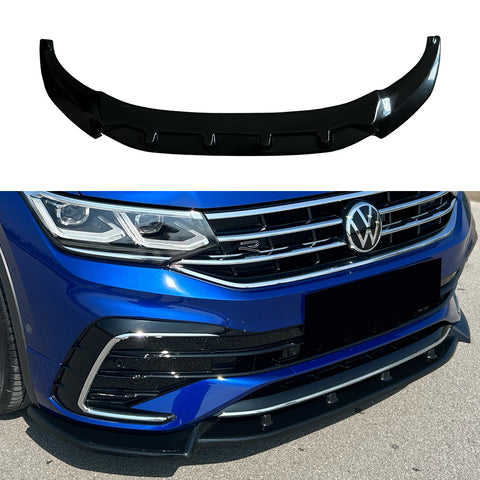 Front Splitter VW Tiguan MK2 R/R-Line Facelift 2020+ with ABE TÜV