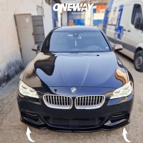 BMW 5 Series F10/F11 M-Pack 2011-2016 Front Splitter Gloss Black - ONEWAY Automotive GmbH