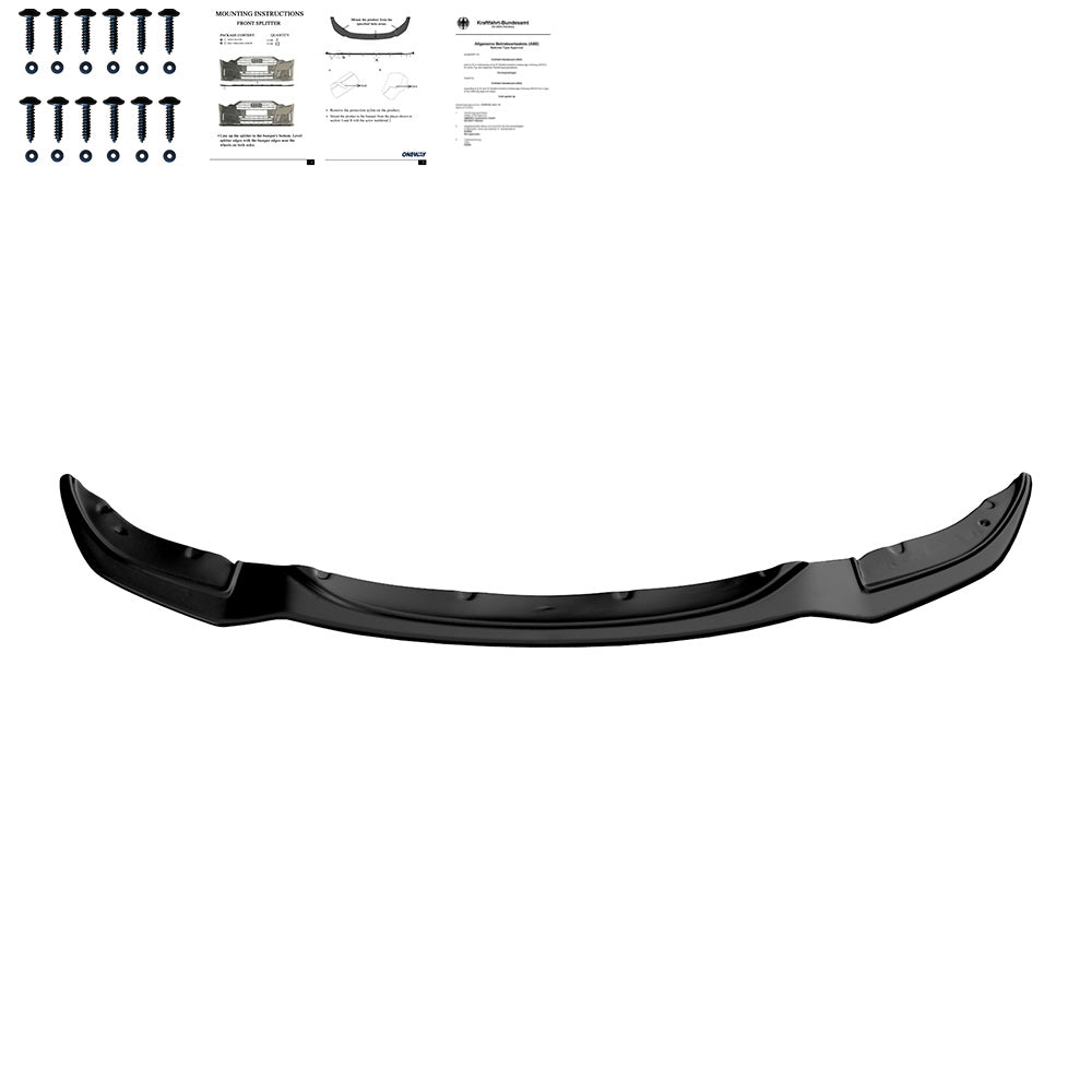 Front Splitter BMW 5 Series F10/F11 M-Pack 2011-2016 Version 2 with ABE TÜV - ONEWAY Automotive GmbH