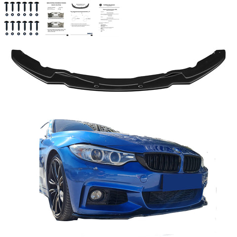 Front Splitter BMW 4 Series F32 F33 F36 M-Pack 2013-2019 Version 2 with ABE TÜV