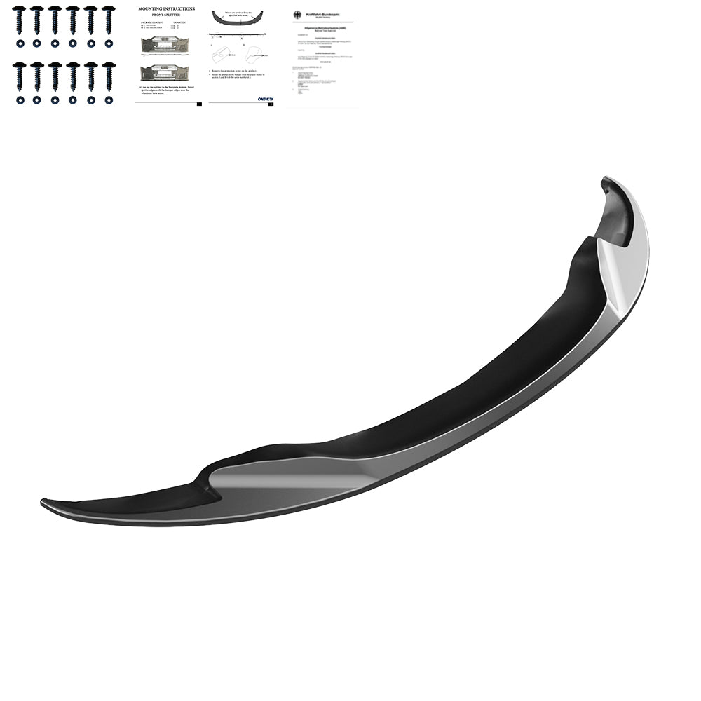 Front Splitter BMW M3 E92 Coupe / E93 Convertible 2007-2013 v2 with ABE TÜV - ONEWAY Automotive GmbH