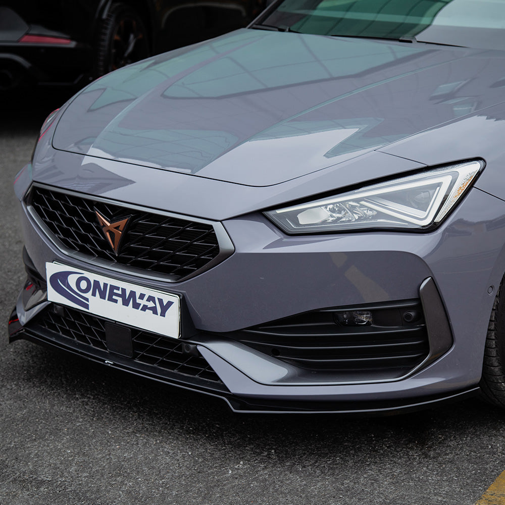 Front Splitter compatible with CUPRA Leon 2020+ Version 3 without ABE TÜV - ONEWAY Automotive GmbH